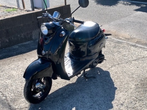 神奈川県藤沢市発。ヤマハ　ビーノ5au  規制前2スト。フル整備後オールブラックにカスタム。