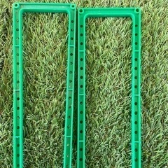 美品　プラスチック万能杭人工芝 防草シート 農業ビニール 等 固定