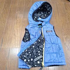 90サイズ暖かいベストパーカー