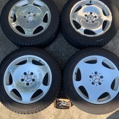 ベンツCクラス(W205) スタッドレス4本　ホイール付き