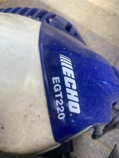 EGT220 Yahoo!オークション ECHO エンジン刈払機 echo 草刈機 管理番号 ECHO エコー 刈払機 EGT220 刈払い機 草刈機 動作品