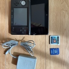 【最終値下げ】3DS本体、充電ケーブル、モンハンX付き、SDカー...