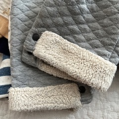 (やり取り中です)冬物ベビーロンパース　70・80・90 (6〜18ヶ月頃)の画像