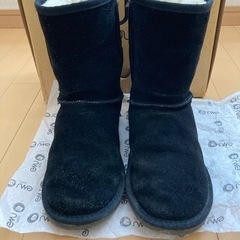 eMU  ムートンブーツ　ブラックの画像