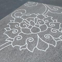 彫刻タイルの画像