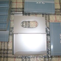 新品　名刺及びカード入れ　アルミ製の画像