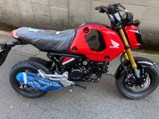 【GROM125】新車　ついに入荷❗️レッド　１台のみ　若林自転車　膳所店　SALE中❗️