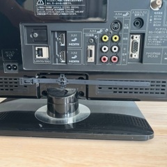 016  動作確認済　すぐに視聴できます　シャープAQUOS 19インチ　液晶テレビ　ブラックの画像