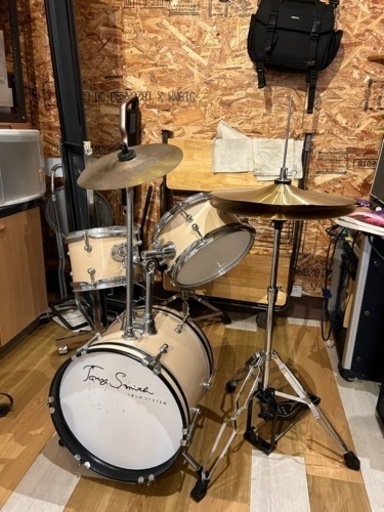 トニースミス　ミニドラムセット　ハイハット付き