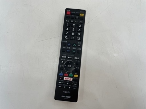 SHARP シャープ AQUOS アクオス LC-60US40 液晶 カラーテレビ ブラック 2016年製 60V型 ワイド リモコン