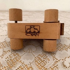 OTAN  木のおもちゃ インテリア アニマルカー 日本製 羊 ひつじ オブジェの画像