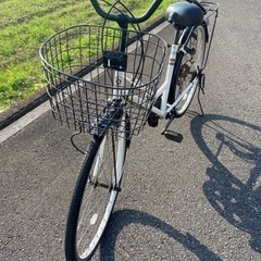 自転車　ママチャリ　26インチ　6段変速