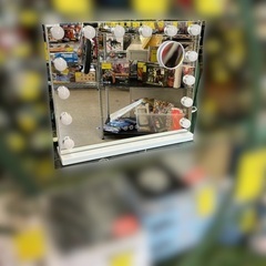 J3001 美品！女優ミラー ハリウッドミラー 卓上ミラー LE...