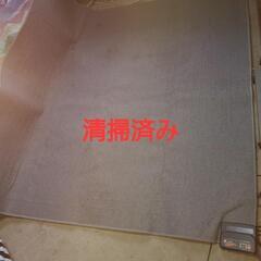 ２畳ホットカーペット+カバー　セットの画像