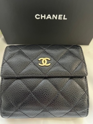 CHANEL 財布　マトラッセ　黒　箱　ギャランティーカード　保存袋　本物