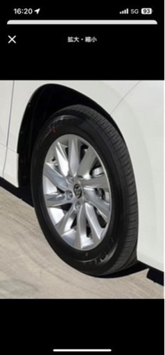 90系ノア　純正タイヤ　4本