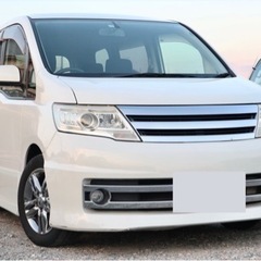 H21 セレナライダー/C25後期/車検付/両側パワスラ/TVナ...