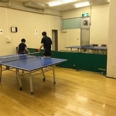 一緒に卓球やってくれる方募集します。