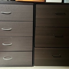 タンス　2個セットの画像