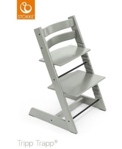 【新品未使用】STOKKE ストッケ　トリップトラップ　クッション付き　グレイシアグリーン