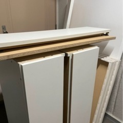 ダブルベッドフレーム/ニトリ/白whiteの画像