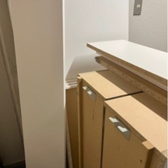 ダブルベッドフレーム/ニトリ/白whiteの画像