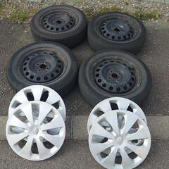 175/65R15 トヨタ純正 スチールホイール 5J PCD1...