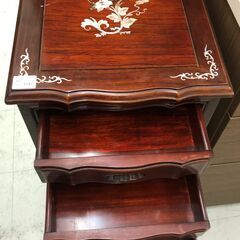 新入荷！！　アンティーク電話台　アンティーク収納棚　玄関収納ラック　 幅(W)345mm × 奥行(D)420mm × 高さ(H)810mmの画像