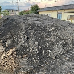 残土あげます。50立米程あり！現地２月２０日までユンボありますので積み込み可！の画像