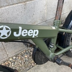 Jeep自転車カーキ16インチ（幼児〜）の画像