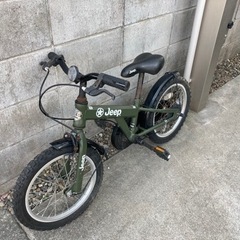Jeep自転車カーキ16インチ（幼児〜）の画像