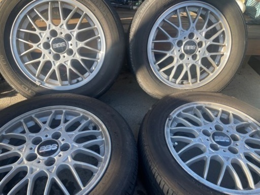 BBS アルミホイール 205/60R16 92H 16×6JJ 46 タイヤセット ホイールセット タイヤ ホイール 16インチ 5穴