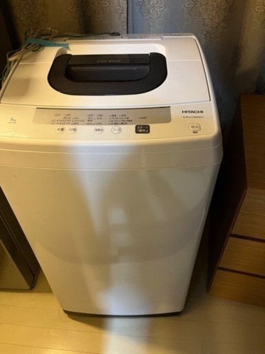 洗濯機(5kg) 2020年購入