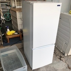 【リサイクルサービス八光】2021年製　ヤマダセレクト YRZF15G1 2ドア冷蔵庫 (156L・右開き) ホワイトの画像