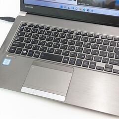 送料無料 Windows11 おまけ有り 高速SSD 13.3型 軽量薄型 中古ノートパソコン 東芝 R63/U 第6世代 Core i5 4GB 無線 Bluetooth Office