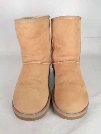 【激安】UGG　ムートンブーツ　ベージュ　24ｃｍ　商管-1077
