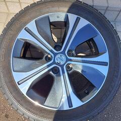 送料無料(函館市から40km圏内)日産リーフ17インチ純正ホイールタイヤ付き4本セットの画像
