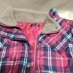 可愛いチェックのベストです。サイズ150？の画像