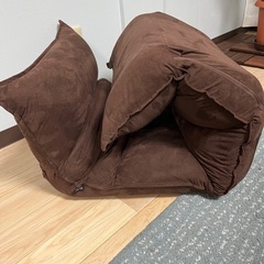 017  LOWYA  1億円座椅子　リクライニングソファ　ブラウンの画像