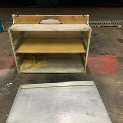 昭和レトロ　アルミ　おかもち　出前　キャンプの画像