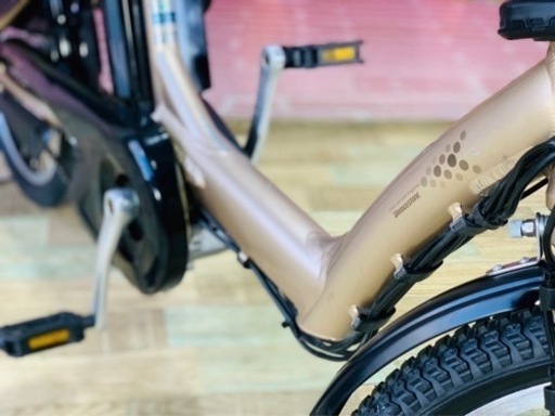 ❶5798子供乗せ電動アシスト自転車ブリヂストン20インチ良好バッテリー