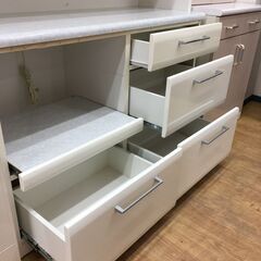 ★ジモティ割あり★  食器棚  W121×D46×H201 クリーニング済み SJ3764