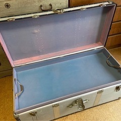 ジュラルミントランク　大型　ビンテージ　昭和レトロの画像