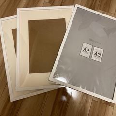 A2(A3)ポスター　額縁　白　【ニトリ】