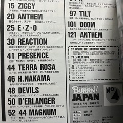 BURRN!JAPAN No.4  1989年5月号臨時増刊の画像