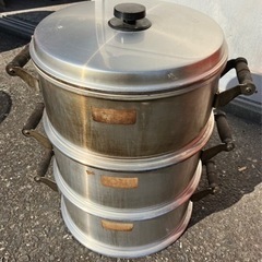 セイロ・ザル・ゴトク・蒸し器　全て中古の画像