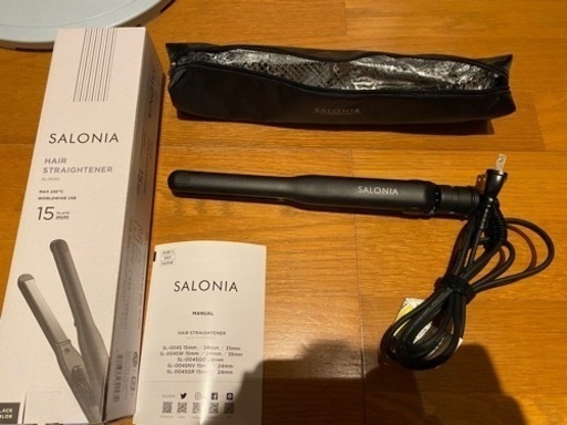SALONIA ストレートヘアアイロン 15mm
