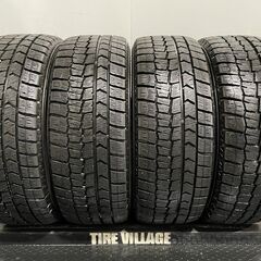 DUNLOP WINTER MAXX WM02 205/55R16 16インチ スタッドレス 4本 19年製 バリ溝 audi/A3 インプレッサ オーリス等　(MTG402)