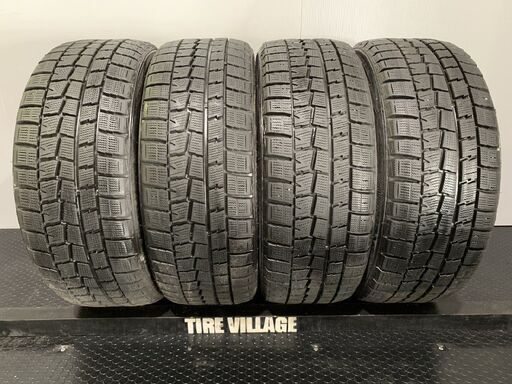 DUNLOP WINTER MAXX WM01 215/45R17 17インチ スタッドレス 4本 19年製 バリ溝 プリウス カローラツーリング トヨタ86 BRZ等　(MTK438)