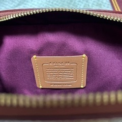 coachショルダーバッグ　ポーチ付き　お値下げしました！の画像